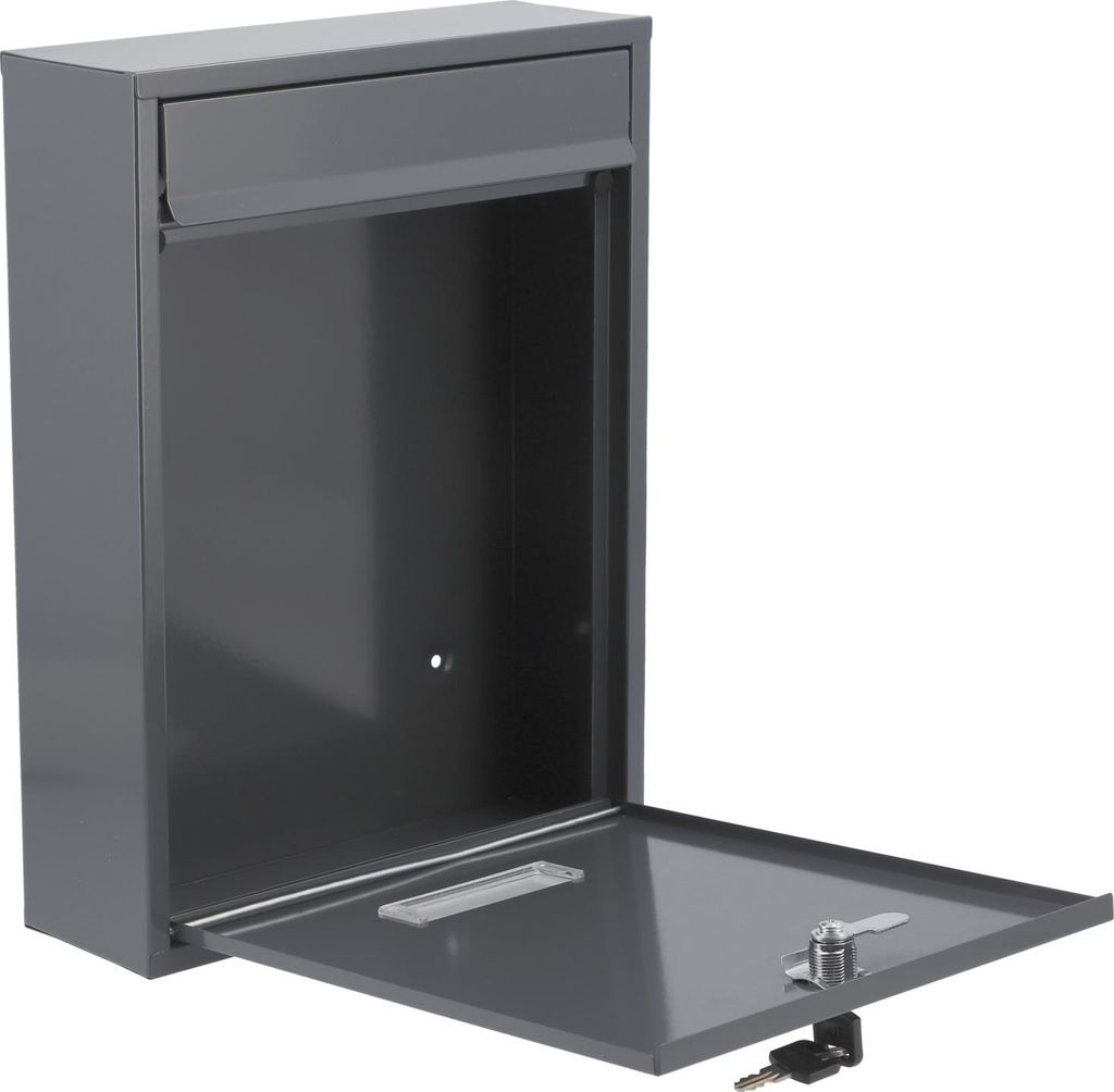 Briefkasten 360x260x80mm graphit Produktbild 