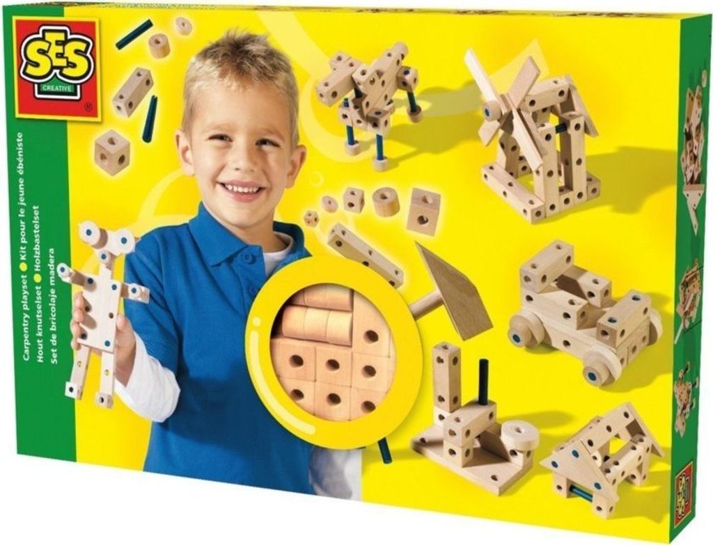 SES Creative Carpentry Playset, Zestaw rękodzieła dla Zdjęcie produktu 