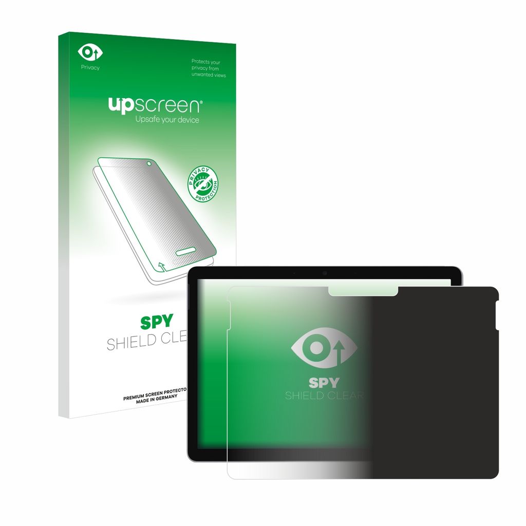 Für Microsoft Surface Go 3 Sichtschutzfolie Schutzfolie upscreen Anti-Spy Privacy Sichtschutz Blickschutz Display Schutz Folie Blaulichtfilter