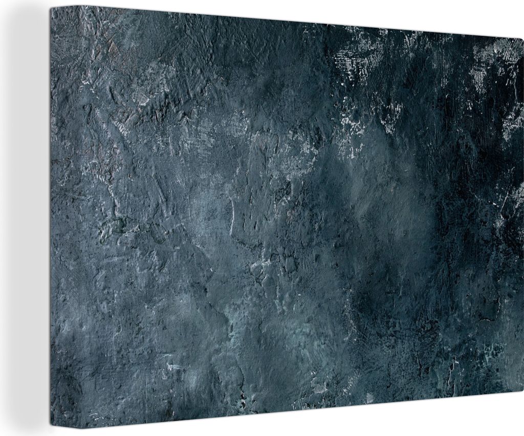 OneMillionCanvasses - Leinwandbilder - 140x90 cm, Beton - Naturstein - Grau, Wandbilder Kunstdruck Wanddekoration - Foto auf Leinwand - Gemälde ...
