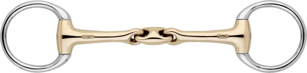 Sprenger KK ULTRA Olivenkopf Unterlegtrense 14 mm doppelt gebrochen Sensogan, Größe:145 mm
