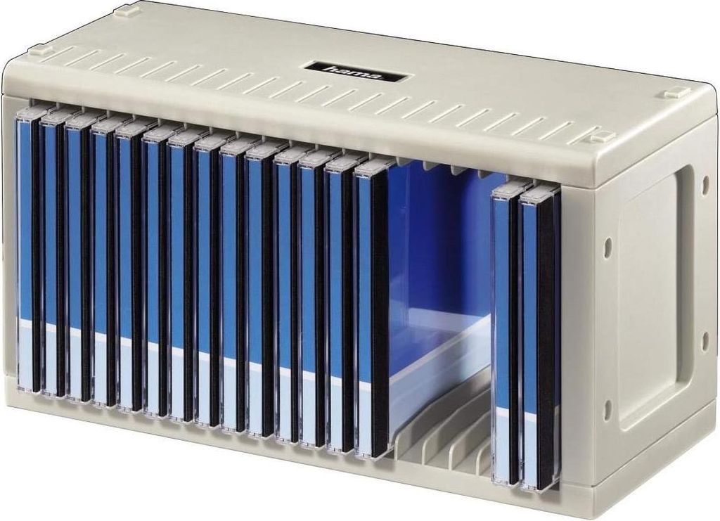 CD-ROM-Regal 20 - CDs und DVDs aufbewahren - Lagerung und Sortierung