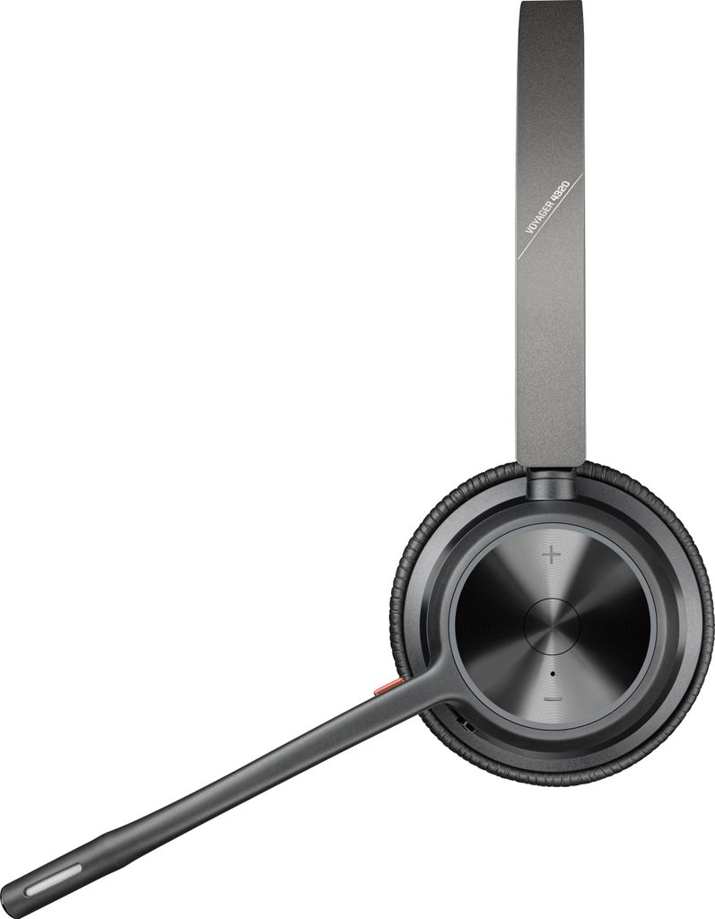 Poly Voyager 4320 bezdrátová náhlavní souprava, BT700 USB-A adaptér, stereo, nabíjecí stojánek