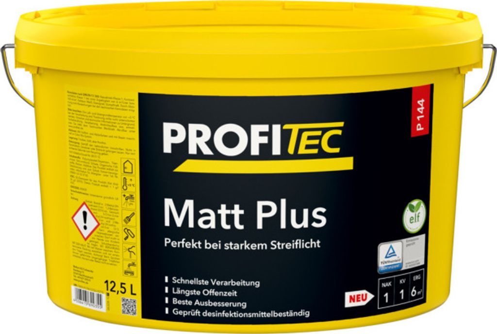 ProfiTec P144 Mattplus Profi Wandfarbe Innenfarbe matt 12.5 Produktbild 