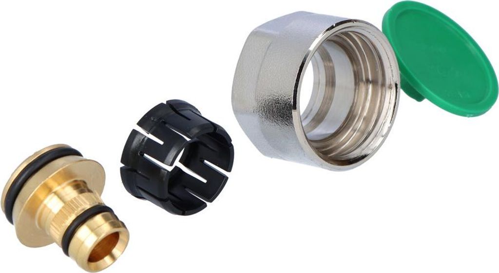 Simplex Klemmverschraubung Set A3 16x2,0 für Kunststoffrohr Eurokonus 3/4 Zoll