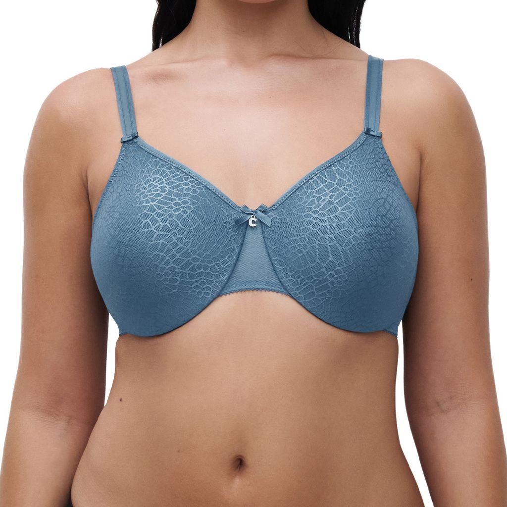 Chantelle Magnifique Minimizer-BH Bügel BH mit gemoldeten Cups, Elegantes Jaquard-Gewebe, Über die gesamte Länge verstellbare Träger
