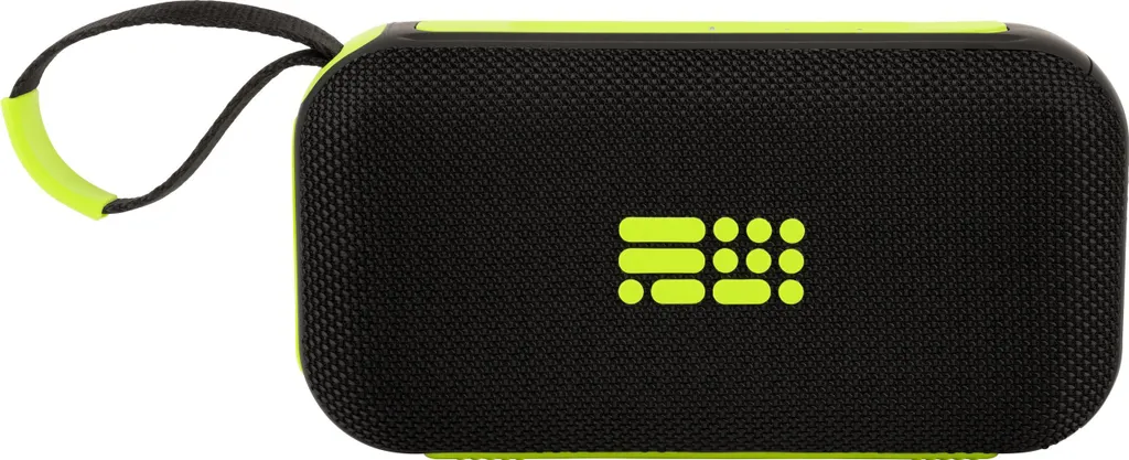 PARTY Sporty noir et jaune - Enceinte portable Bluetooth avec LED RGB