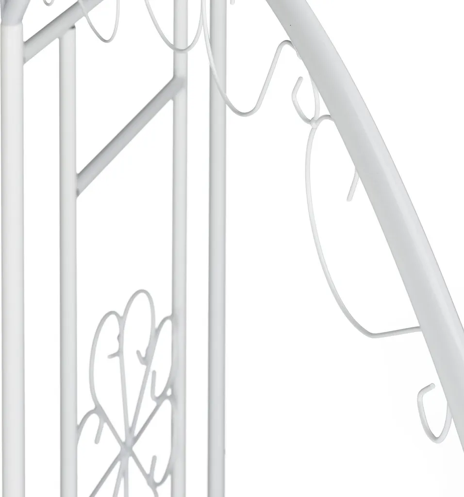 Pavillon rose en métal stable et durable contre le vent - Modèle Typhon - 6
