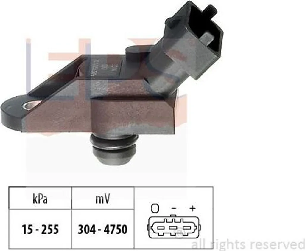Acquista Sensore Pressione Aria EPS 1.993.014 Opel 90541409 Online