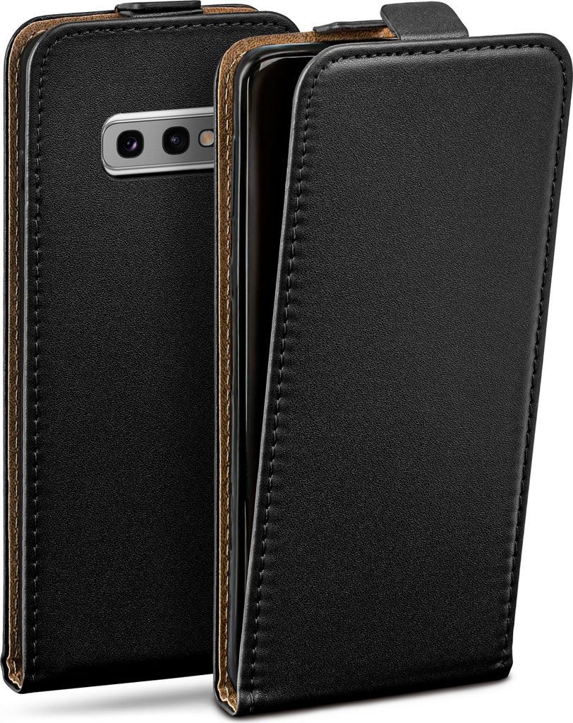 moex Flip Case kompatibel mit Samsung Galaxy S20 / S20 5G - Hülle mit 360 Grad Schutz, Schwarz