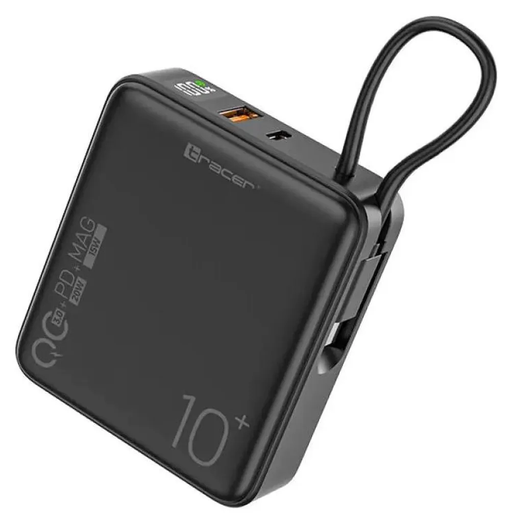 Batterie de secours magnétique 10000 mAh pour iPhone et smartphones USB-C