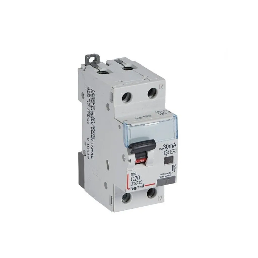 Protection différentielle combinée 20A 30mA Legrand DX3 pour circuit