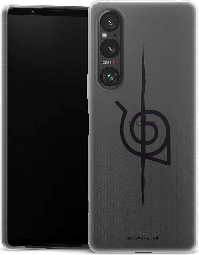 DeinDesign Slim Hülle für Sony Xperia 1 V Silikon Case Ultra Dünn Handyhülle Naruto Shippuden Sasuke Konoha