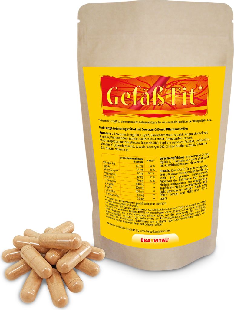 Gefäß Fit, 90 Kapseln