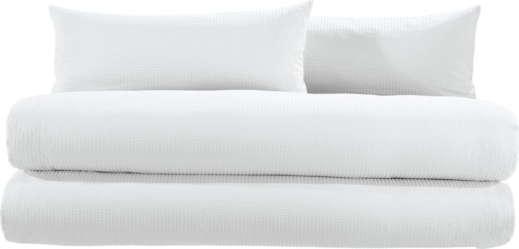 Erwin Müller Bettwäsche Sparpaket Wertingen" 4-teilig weiß 2x 155x220 cm + 2x 40x80 cm"