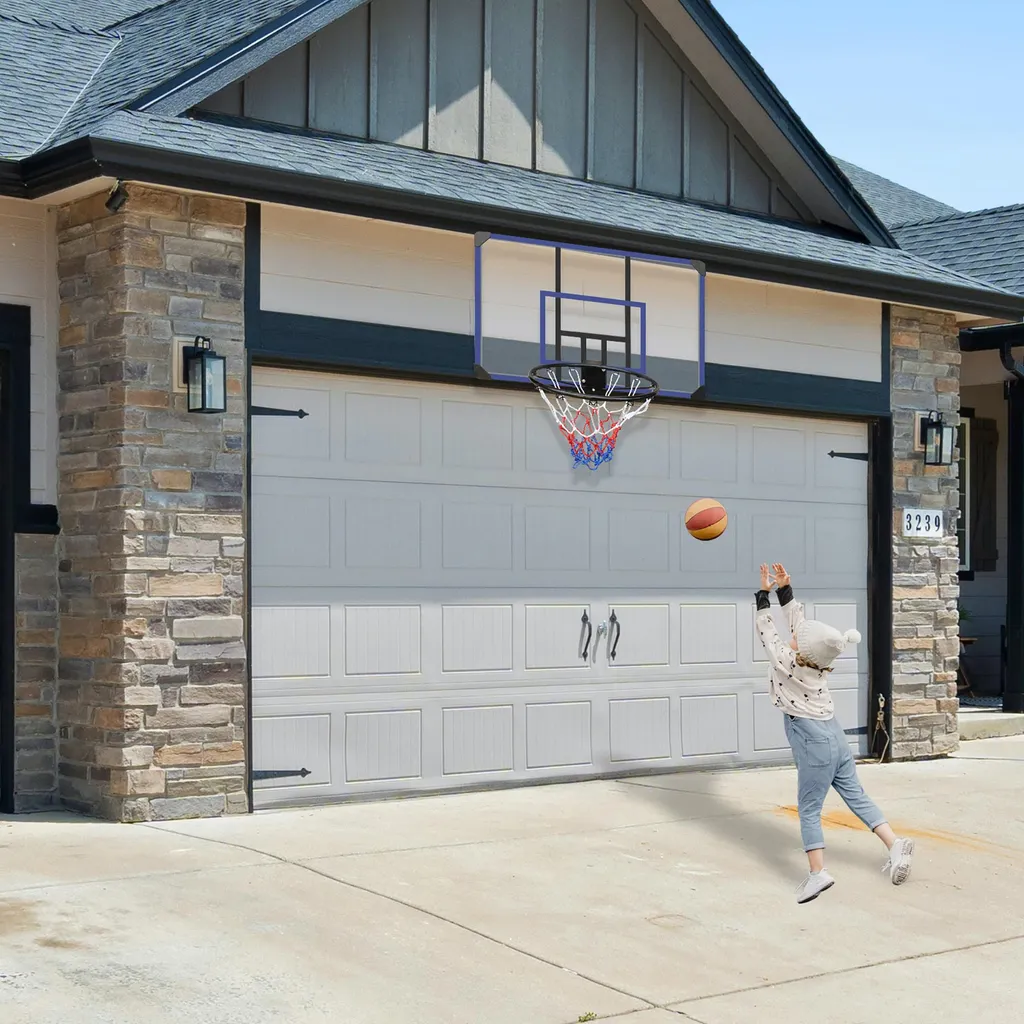 Panier de Basket pour Extérieur et Intérieur avec Fixation Murale Solide