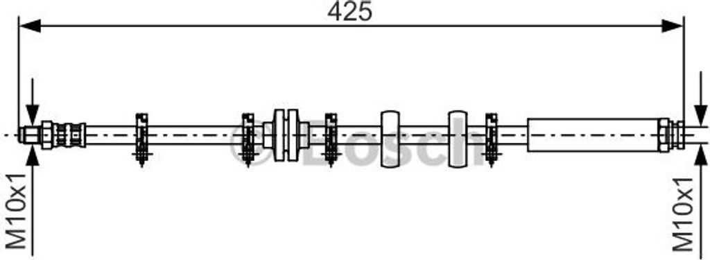 Bosch Bremsschlauch 1 987 476 636