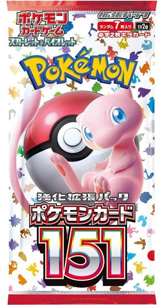 Pokémon Scarlet & Violet TCG: 151 – Booster-Pack Produktbild 