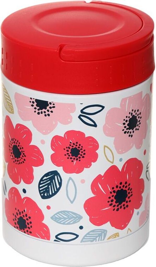 Puckator -  Isolierter Snackbehälter, Mohnblumen - 500ml Produktbild 
