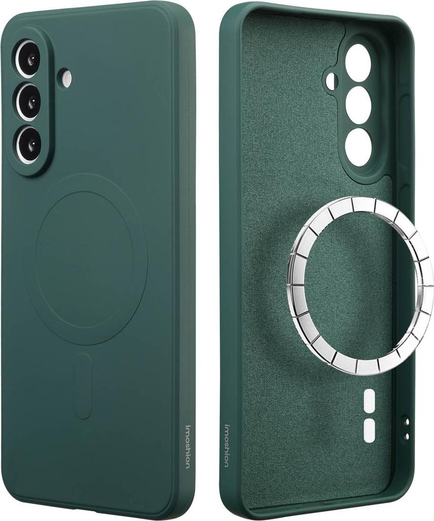 imoshion Color Back Cover mit MagSafe Samsung Galaxy A56 - Dunkelgrün