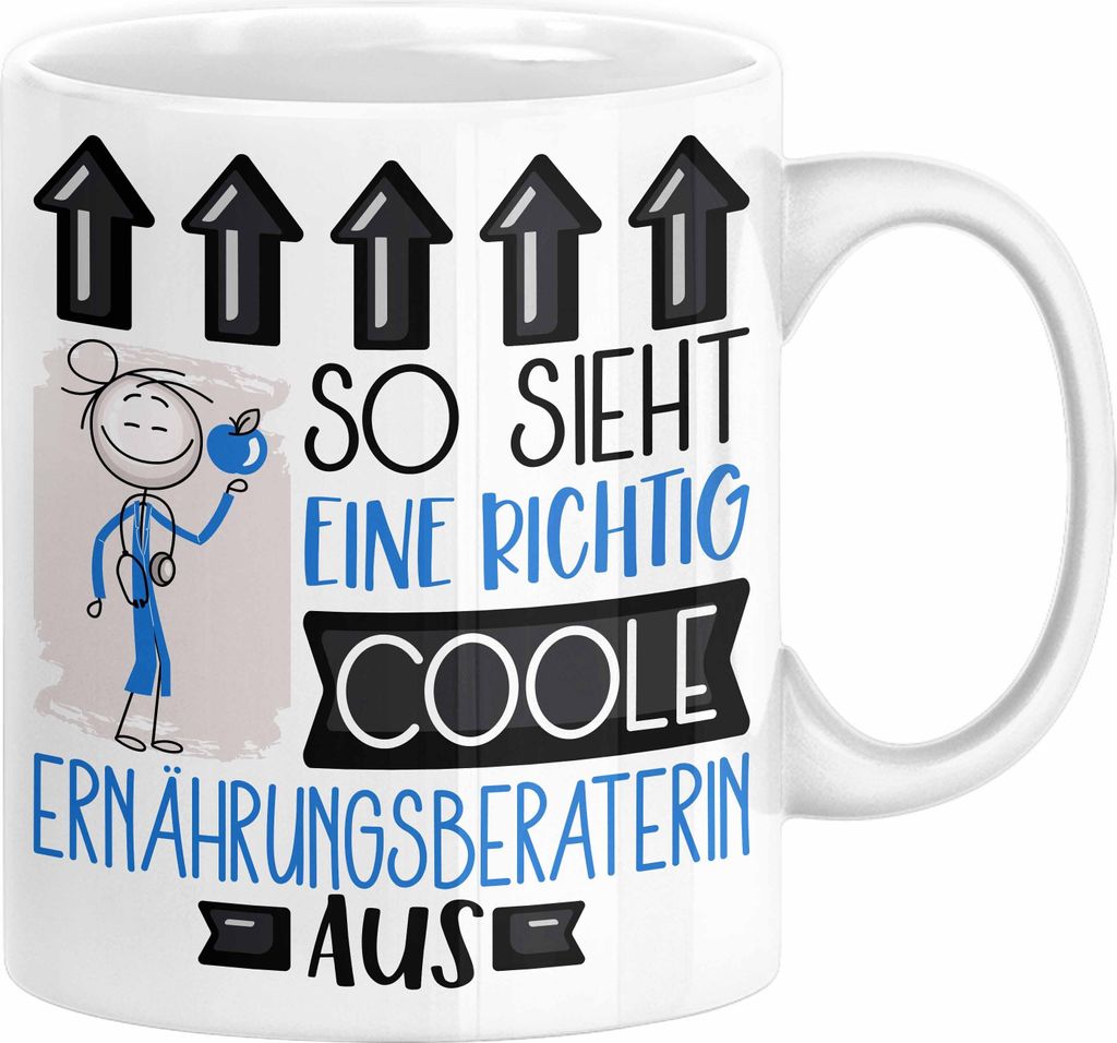 Ernährungsberaterin Geschenk Tasse Lustig Geschenkidee für Ernährungsberaterin Geburtstag So Sieht Eine Richtig Coole Ernährungsberaterin Aus F...