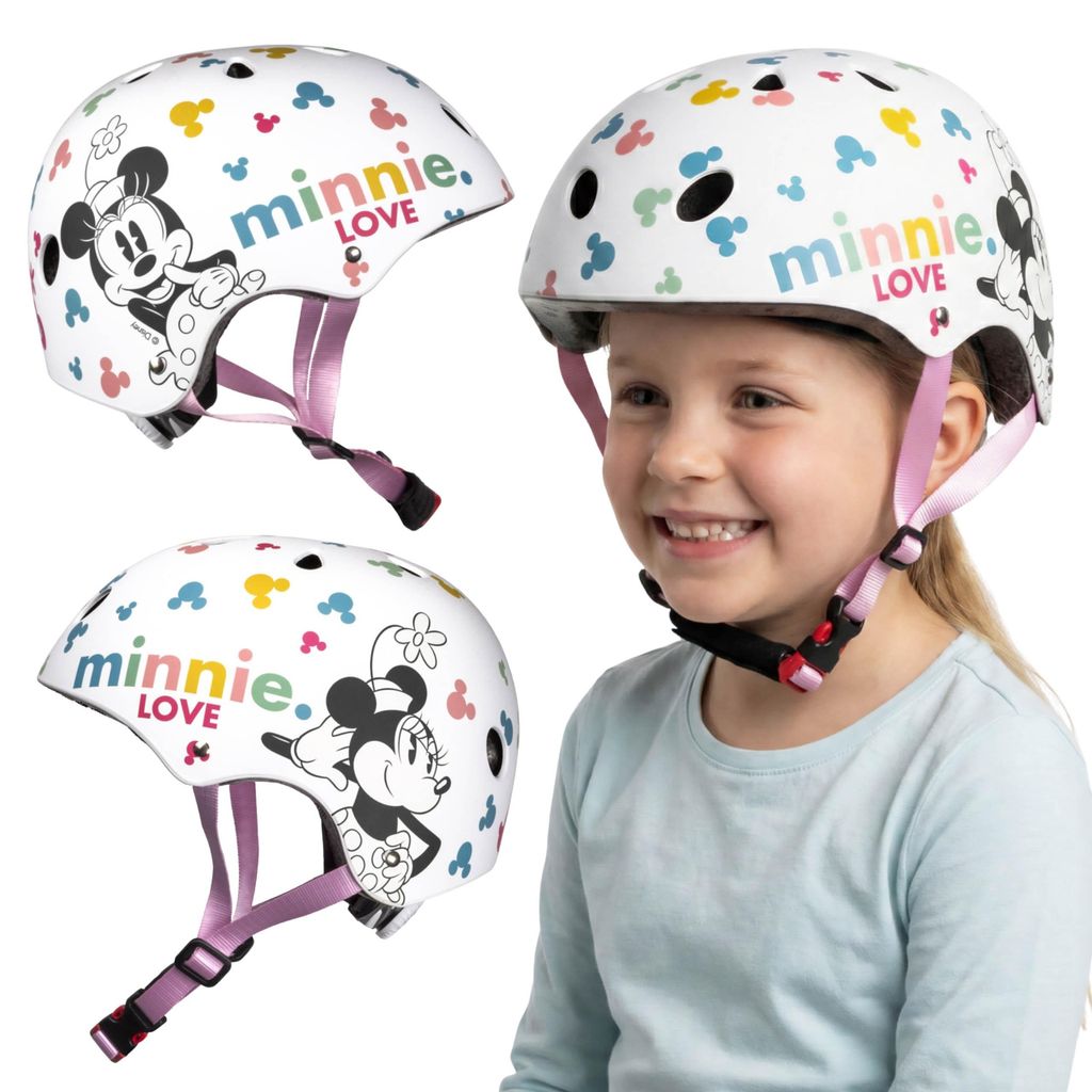 DISNEY Minnie Mouse Kinder Fahrradhelm für Mädchen, Produktbild 