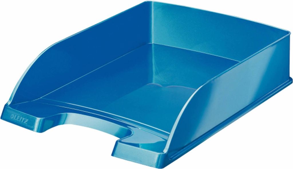 LEITZ 5226 Briefkorb Plus WOW A4 Polystyrol blau metallic
