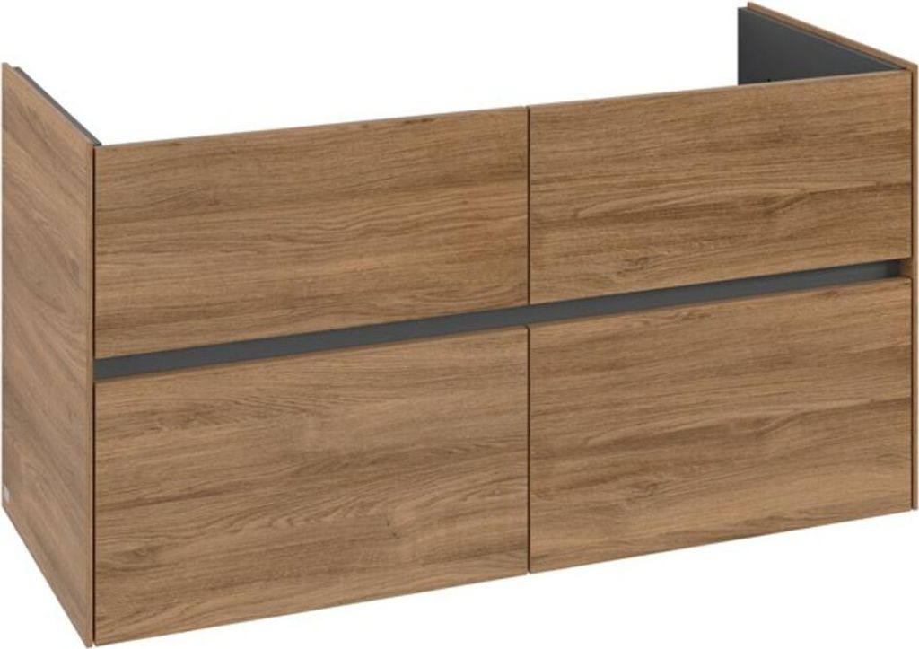 V&B Waschtischunterschrank Collaro 116,1x61x48cm, WT mittig, kansas oak