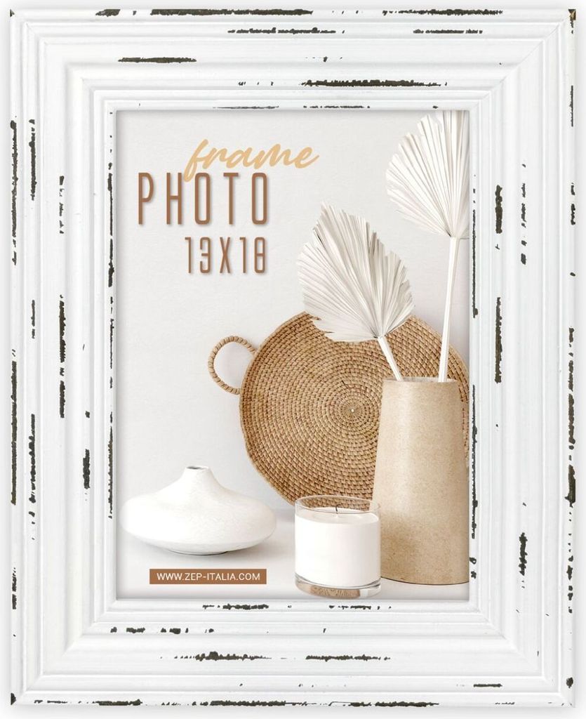ZEP Holz Bilderrahmen Orly 10x15 cm weiß