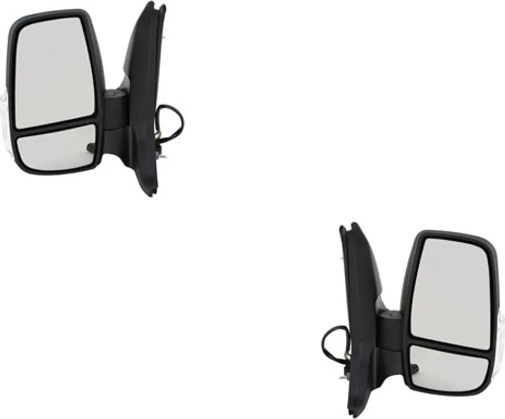 Set de rétroviseurs Johns 1911143 pour Ford Transit 13 - Noir Gauche/Droit