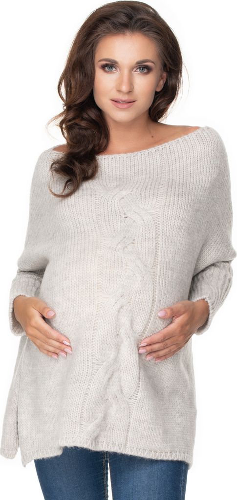 PeeKaBoo Damen-Cardigan für Schwangere Mulbonso hellgrau Universal
