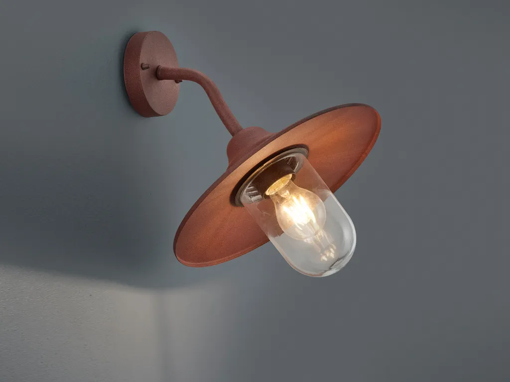 Offerta Lampada Trio 201760124 Brenta Rame | Parete Esterni E27 - 4