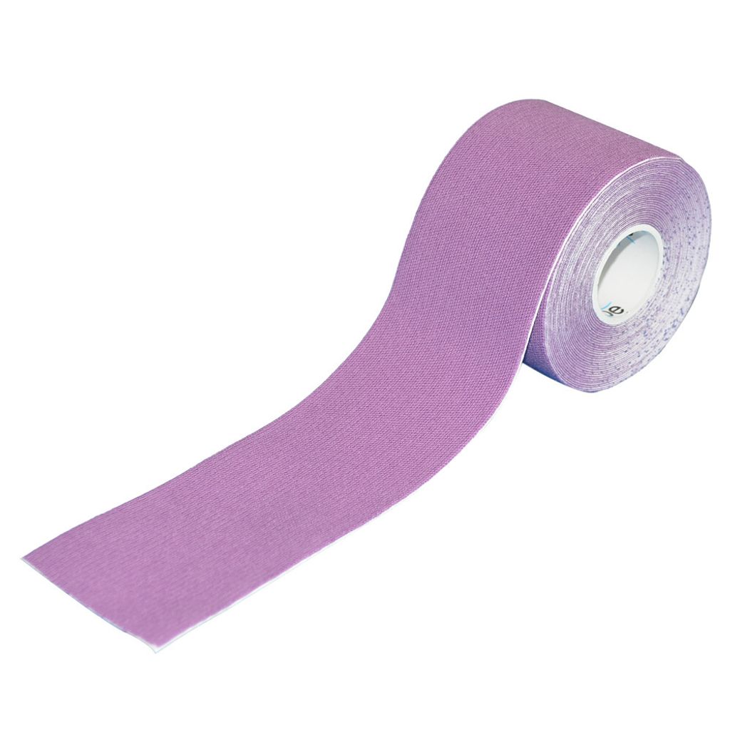 Tapefactory24 Getting Started Kinesiologie Tape 5cm x 5m lila, Tapes Taping Klebeband Tapeverband Bandage wasserfest