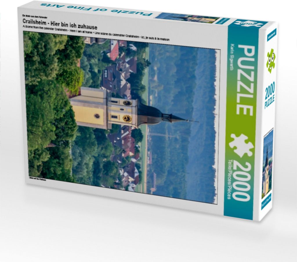 CALVENDO Puzzle Ein Motiv aus dem Kalender Crailsheim - Hier bin ich zuhause 2000 Teile Puzzle hoch | 2000 Teile Lege-Größe 90x67cm Foto-Puzzle f...