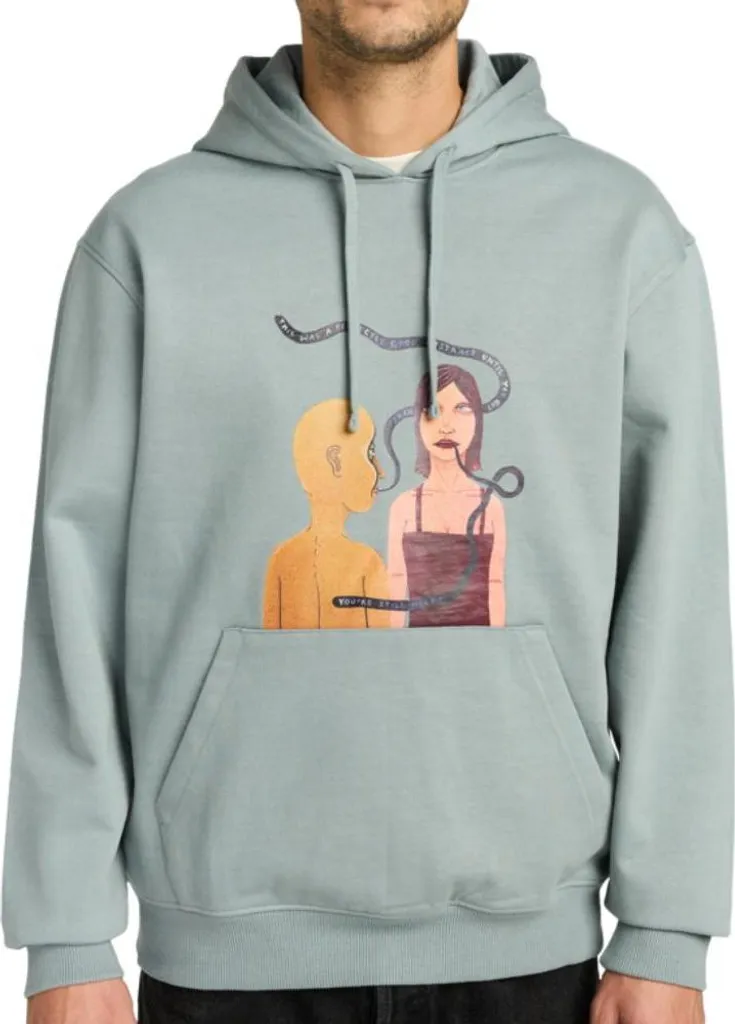 Sweat à Capuche RVCA You're Still There Lead Taille M pour Homme
