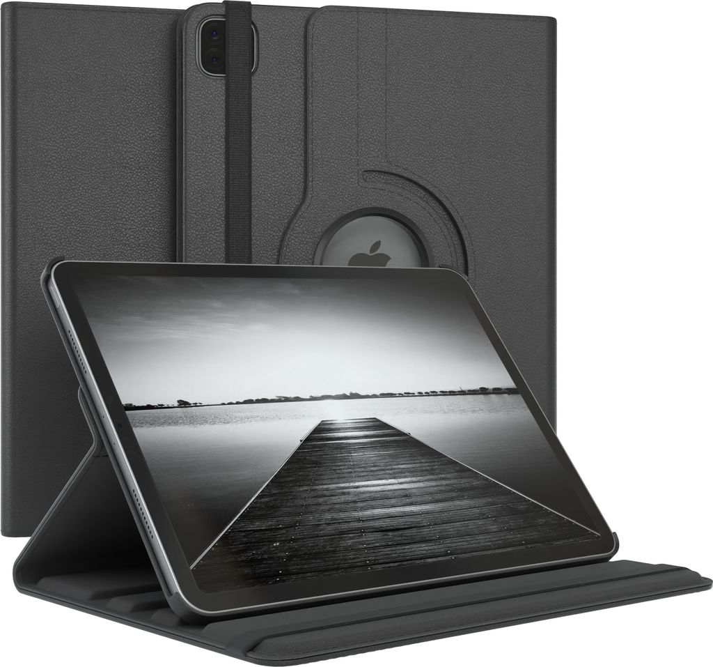 EAZY CASE - Tablet Hülle für Apple iPad Pro 11" (2021) Schutzhülle, Tablet Case 360° drehbar in Schwarz