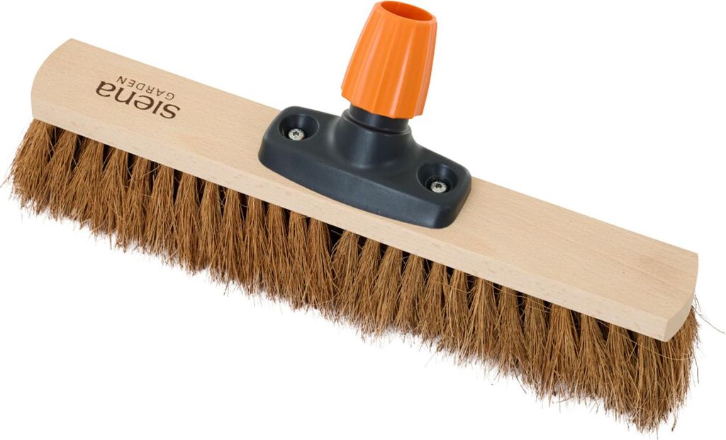 Saalbesen Kokos 40 cm ohne Stiel Kunststoffhalter, Buche 100 %