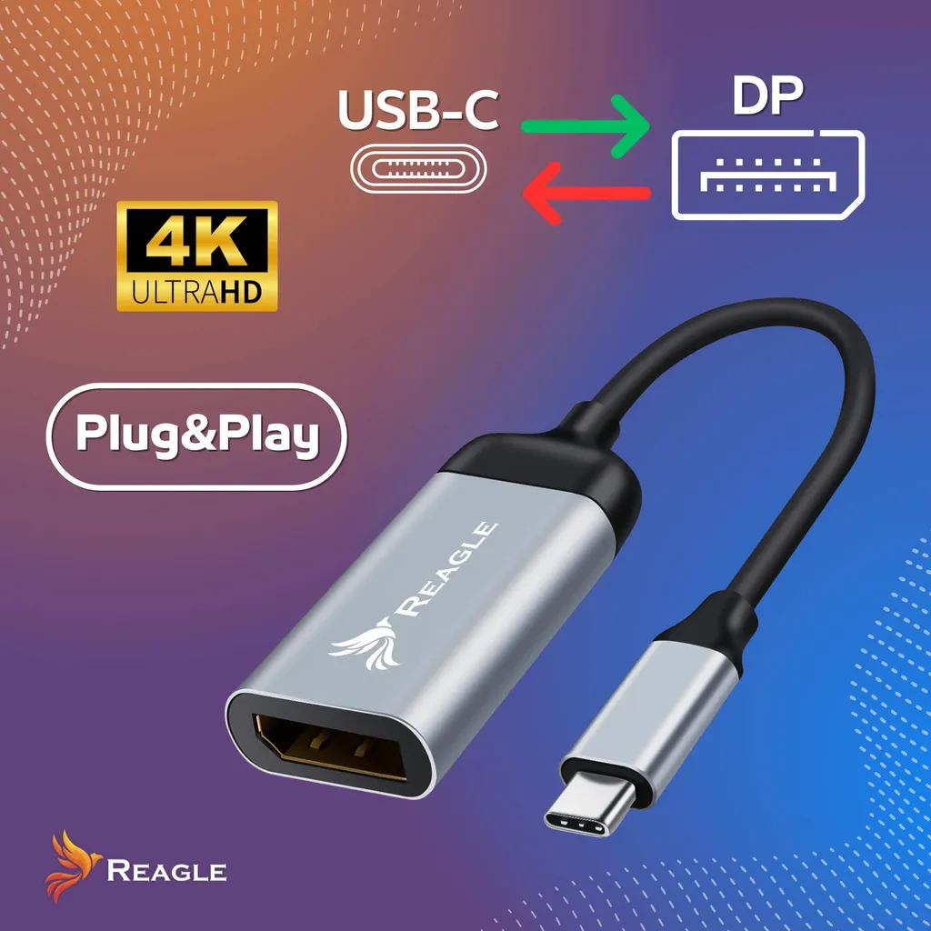 Adattatore USB-C a DisplayPort 4K 60Hz per MacBook e Samsung DeX - 3