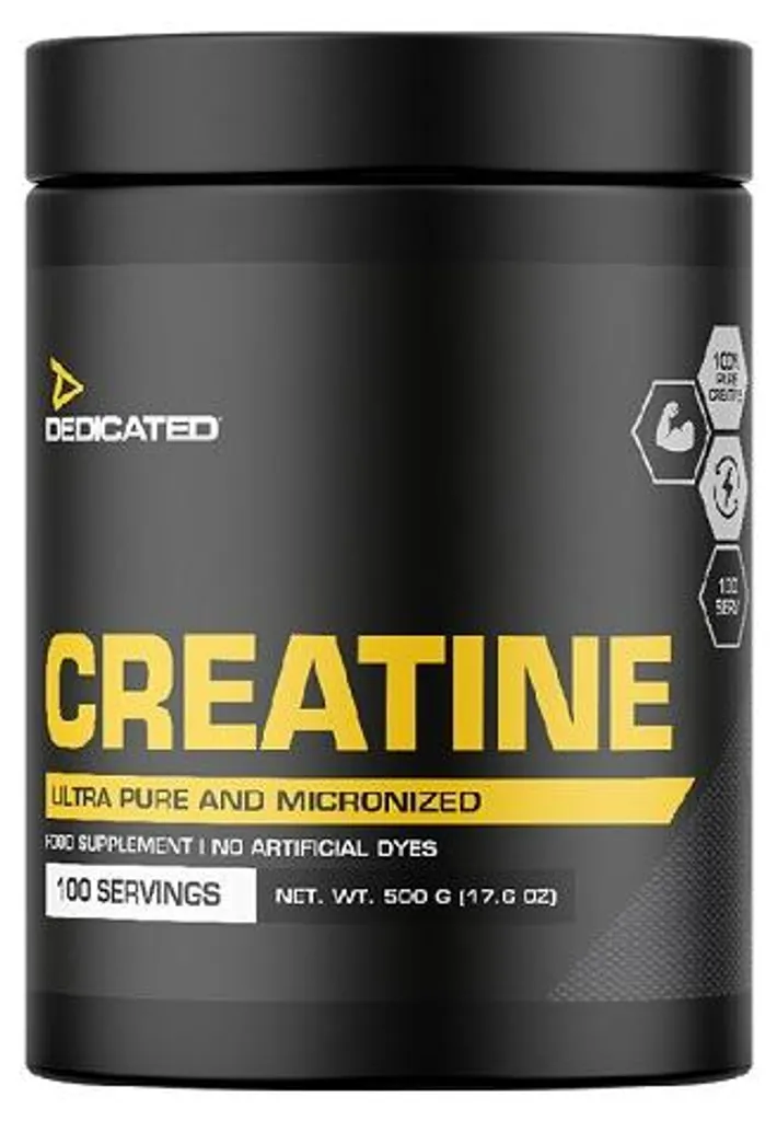 Créatine Monohydrate Dedicated Premium 500g - Supplément Musculation