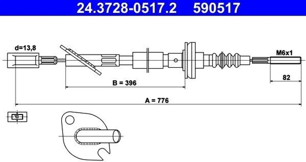 Câble d'embrayage Fiat Seicento dur ou cassé ? Solution ATE 46406436