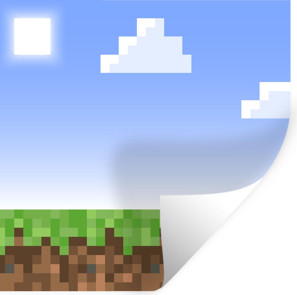 MuchoWow Wandtattoo Wandsticker Wandaufkleber Spiele - Pixel - Spiele - Gras 80x80 cm Selbstklebend und Repositionierbar - Wierderverwendbar - Se...