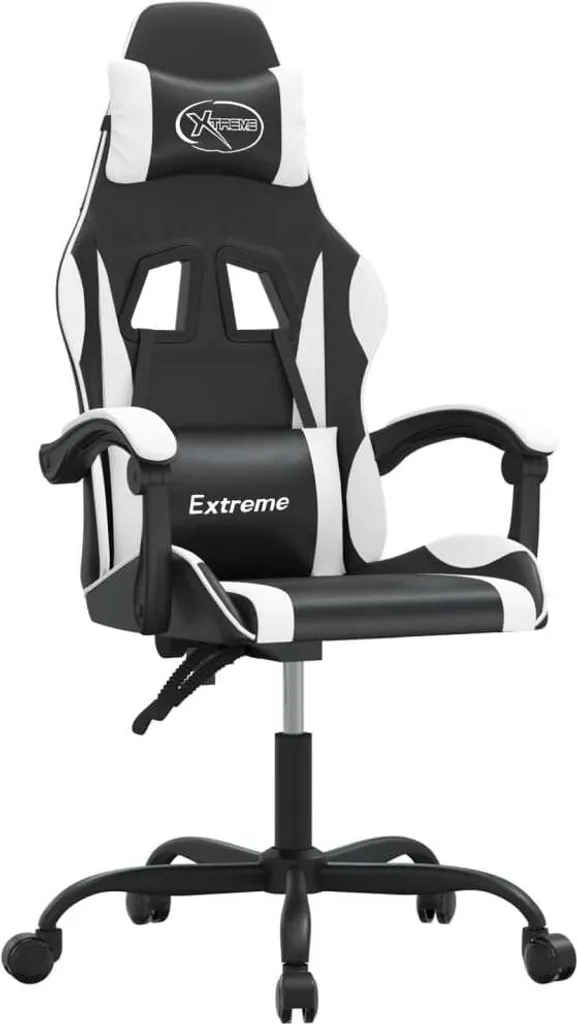 Sedia Gaming per Ragazzi vidaXL | Bianca e Nera | Comfort e Stile
