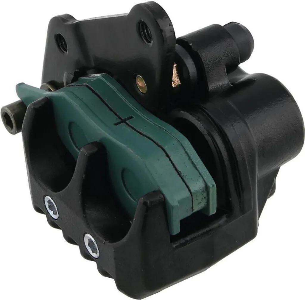 Étrier de freinage avant noir 2 pistons, marque Supertec Tuning Parts
