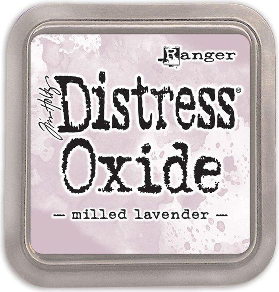 Ranger TDO56065 Tannennadeln-ein 2x2 erhöhtes Stempelkissen, mit wasserreaktiver Dye Ink Tim Holtz Distress Oxide Stempelkissen Milled Lavender, R...