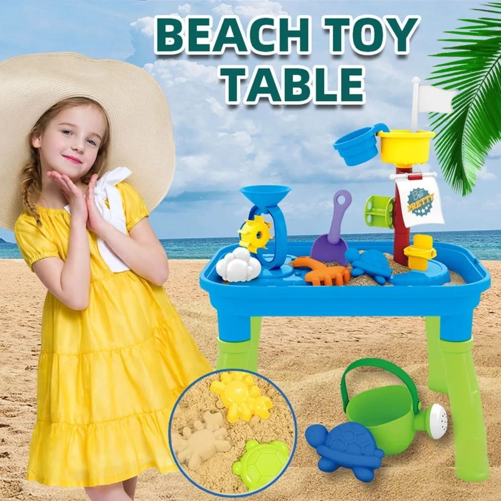 Table à eau Woopie 2 en 1 bac à sable bateau pirate avec 6 accessoires - 6
