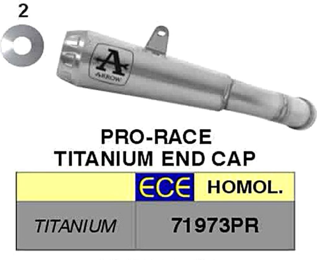ARROW Pro-Race Titan-Auspuff für KTM Duke 990
