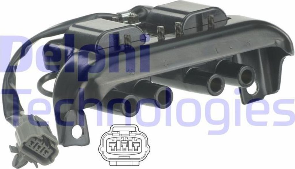 DELPHI GN10771-12B1 Zündspule OE B61P1810XB kompatibel mit MX-5
