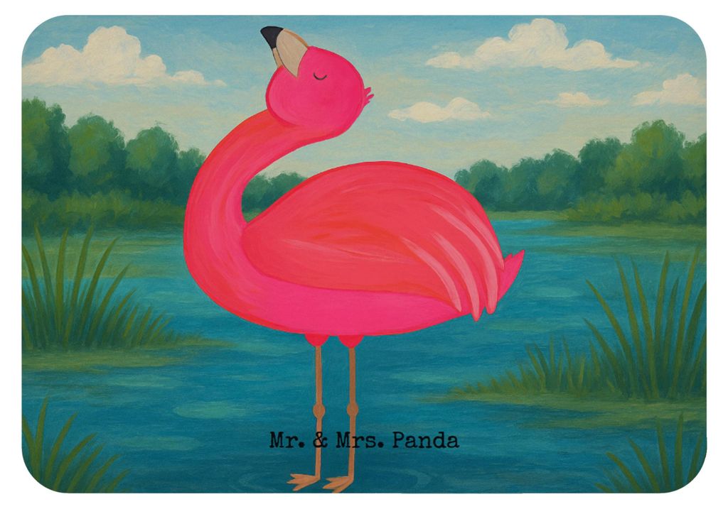 Mr. & Mrs. Panda magnet Flamingo Stolz Design - Weiß - Geschenk, zettelhalter, Beste Freundin, Kühlschrankmagnet, tafelmagnet, Schwester, Tochter...