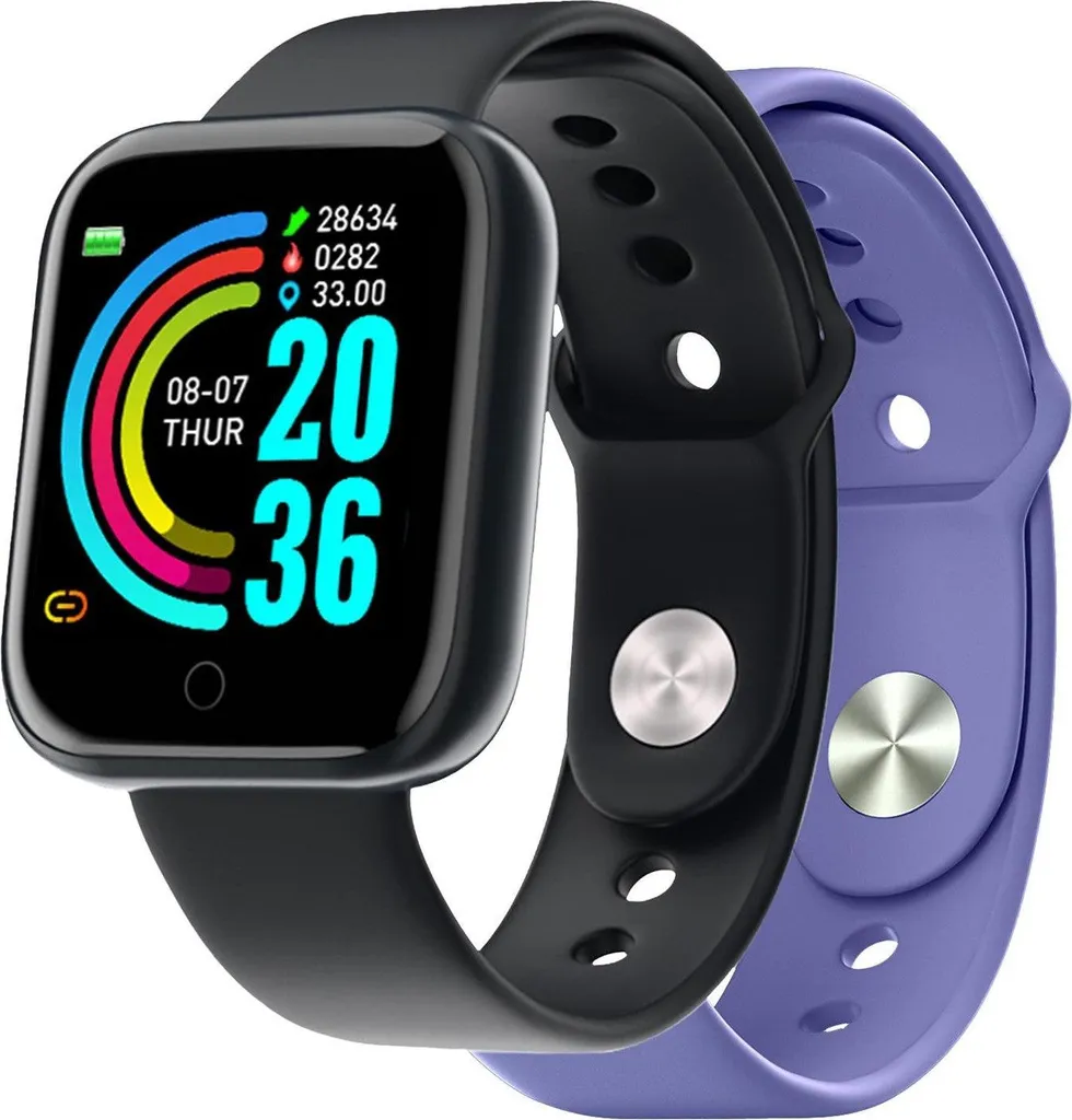 Montre connectée sport Trainerbeat et ses deux bracelets interchangeables