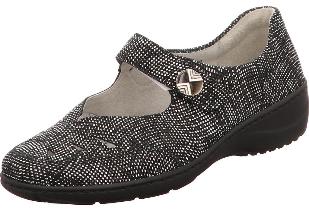 Waldläufer Spangenschuhe in schwarz, Gr. 4